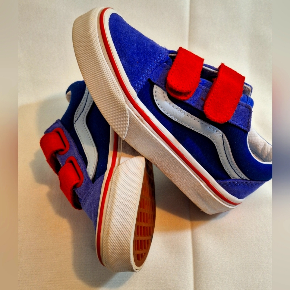 VANS Old Skool Multicolor Sneakers Size Toddler 10.5c